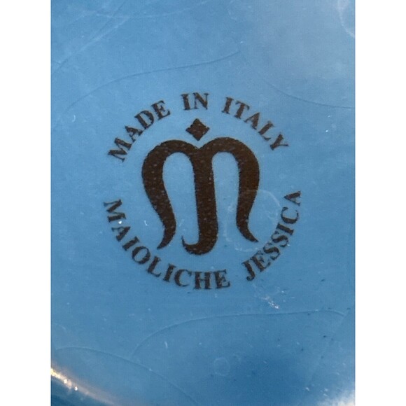 Vintage Maioliche Jessica Scalloped Creamer Pitcher Vase Made in Italy - Picture 4 of 8